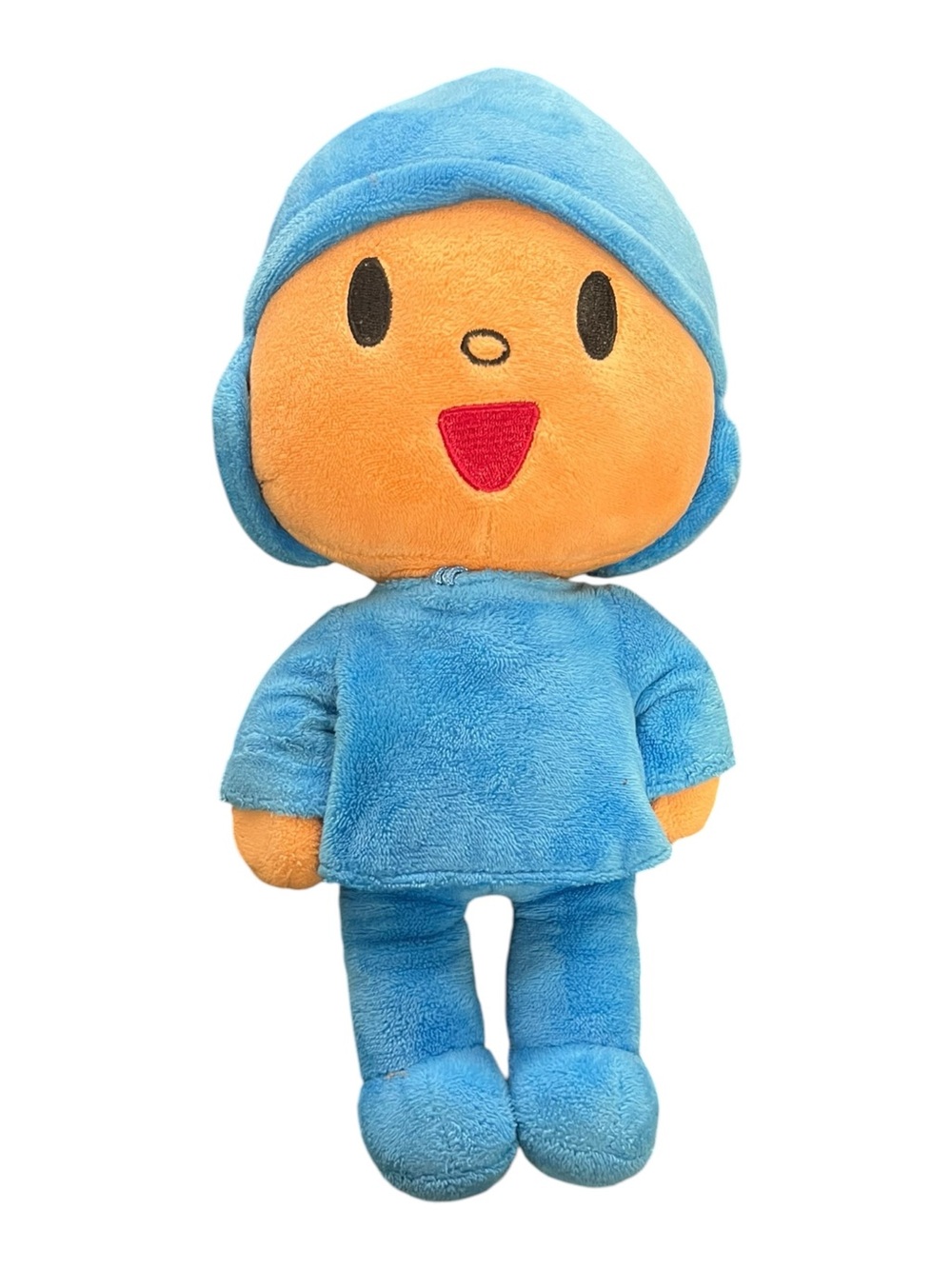 Cuddly Soft Lets Go Pocoyo Plush Doll Toy Officially Licensed Bandai Mighty Mojo